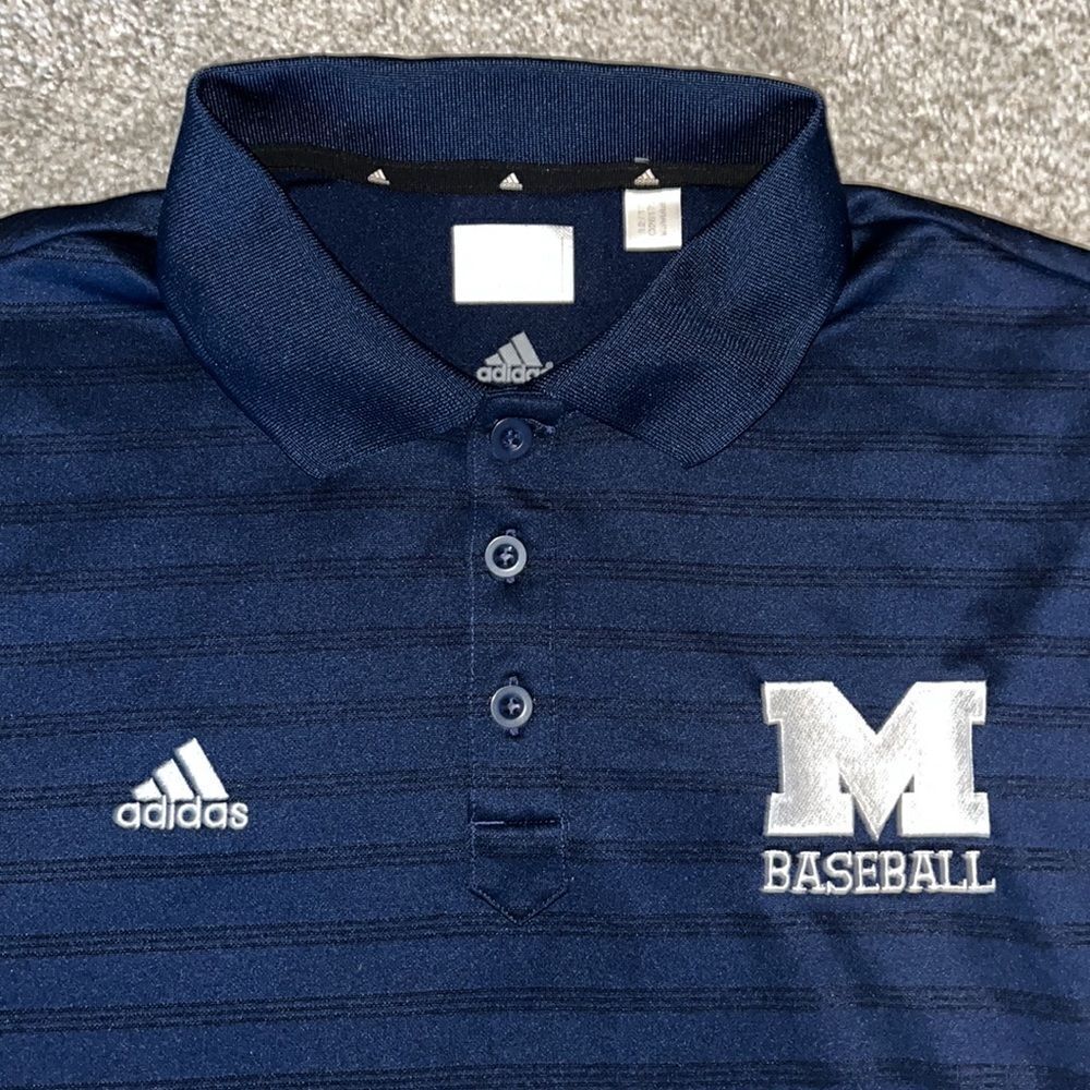 Adidas Navy Blue Polo Shirt